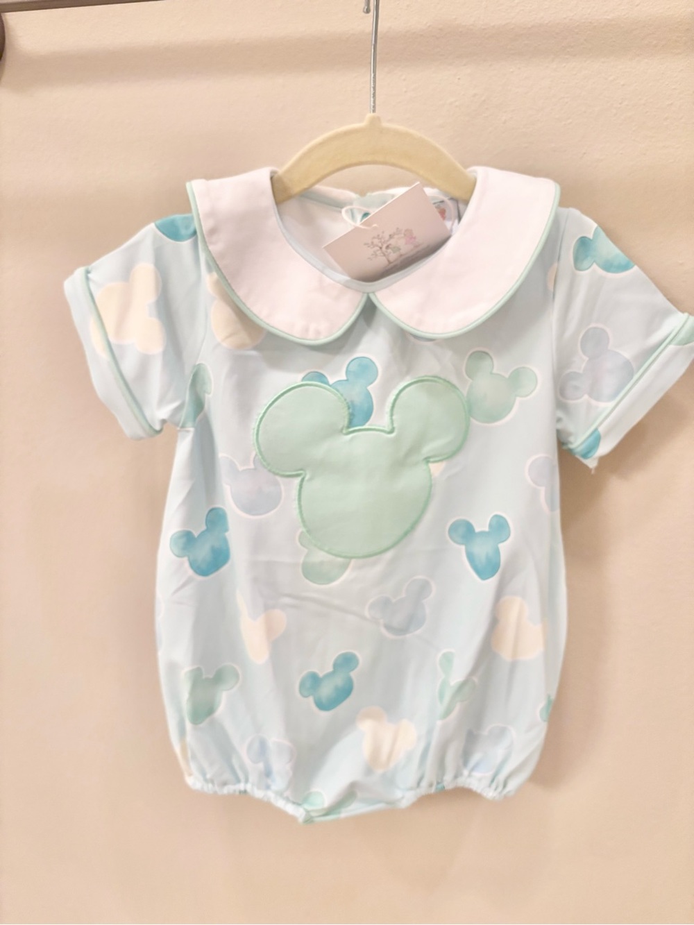 NWT Pastel Mickey Bubble Romper